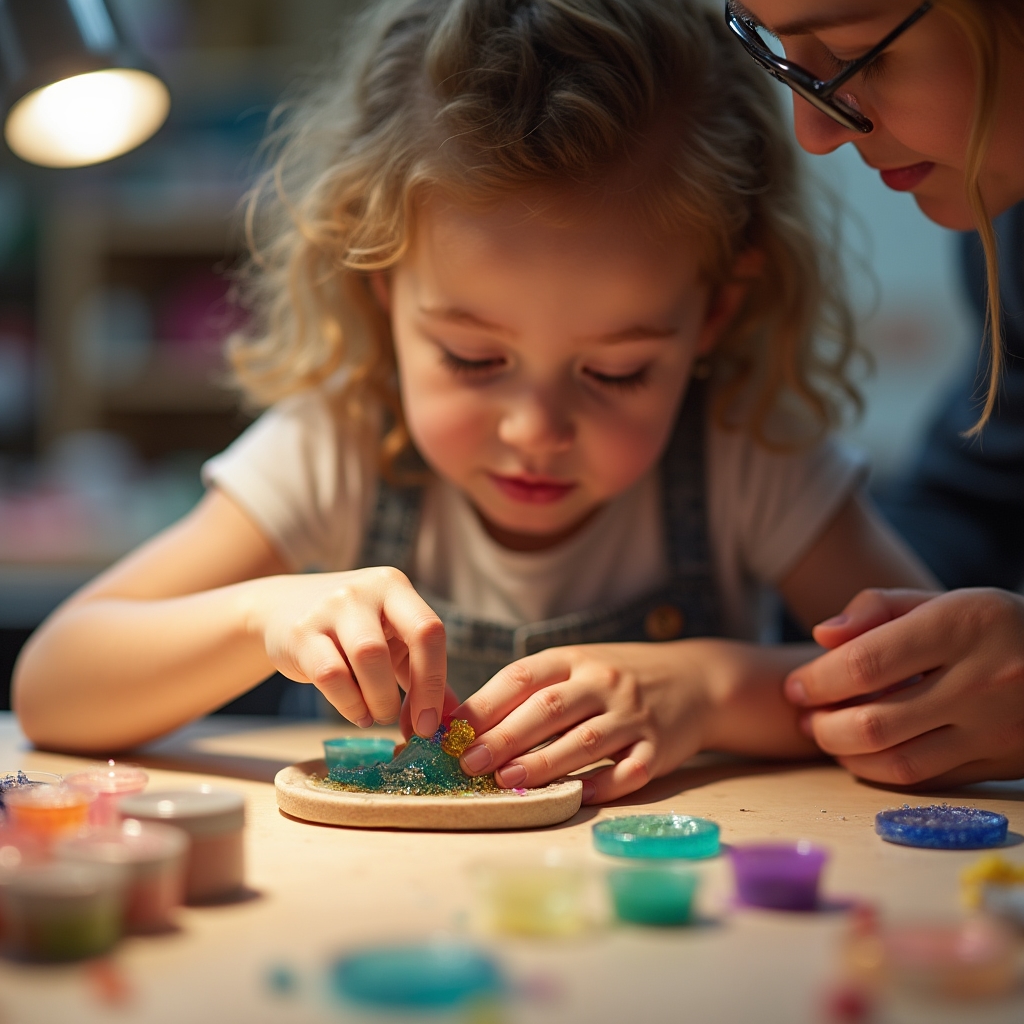 Майстер-клас з епоксидної смоли для дітей