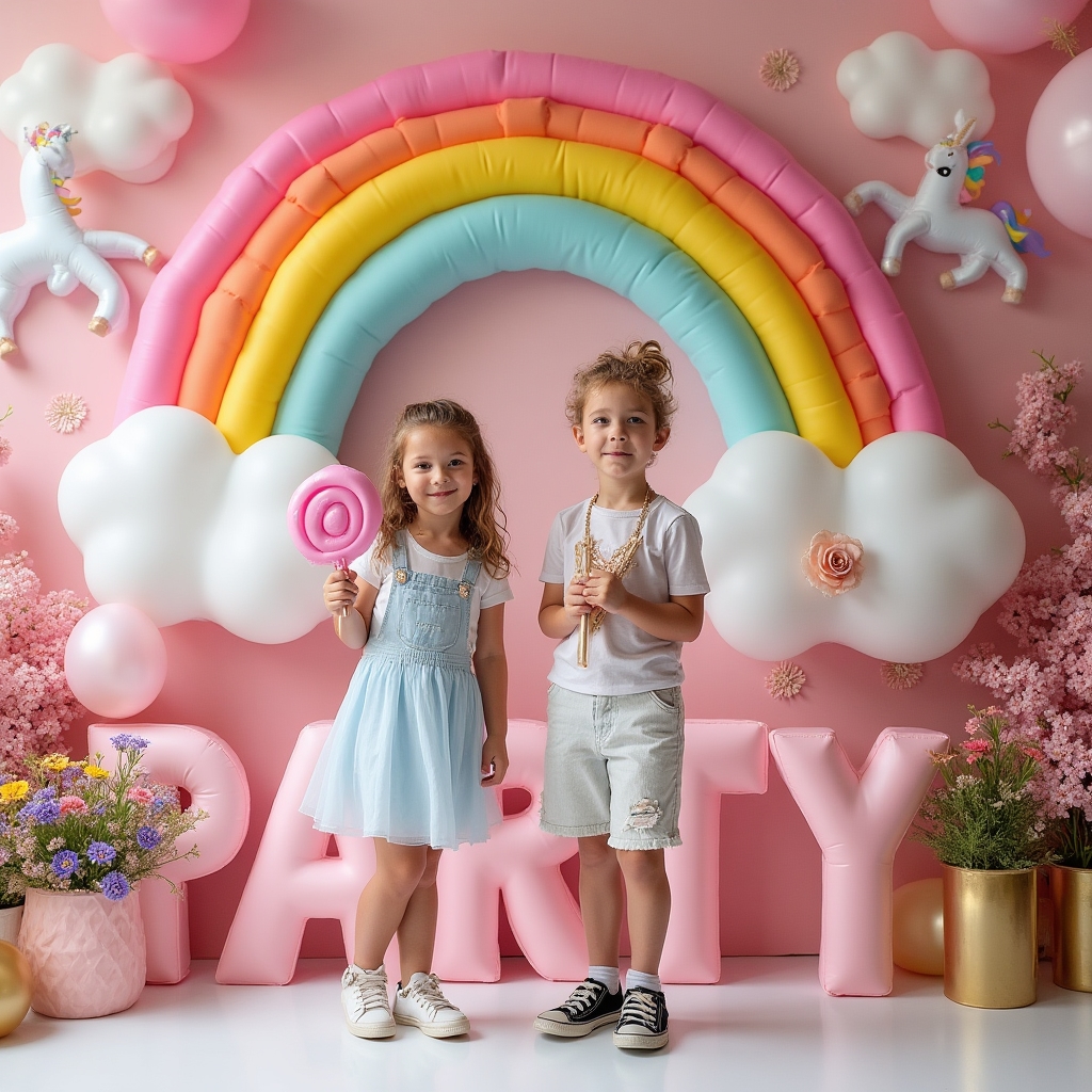 Фотозона для гостей на тематичній вечірці